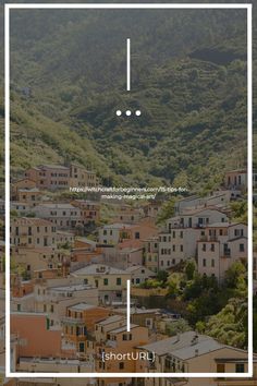 A village with colorful houses on a hillside, featuring text overlay for a witchcraft beginners' website.