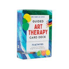 Guided Art Therapy Card Deck Guided Art, Art Therapist, Reflection Questions, Art Therapy Activities, Card Deck, Healing Power, Self Compassion, Therapy Activities, Emotional Wellness