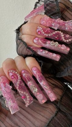 Art Nails Acrylic, Nails Trend 2023, Acrylic Nails Y2k, Nails Shapes, Acrylic Nails Design, Inspiration Nails, 2023 Nails, Nails Trend, Sharp Nails