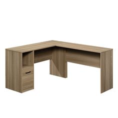 an l shaped desk with two drawers on each side