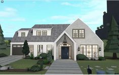 Bloxburg Speed Build, Traditional Family Home, Roblox Bloxburg House Ideas, Bloxburg Decals Codes Wallpaper, Traditional Family, House Design Pictures