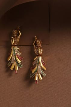 Handcrafted with semi precious stones, this is Tarinika’s best seller. Check it out and more in our new and latest collection ❤️ Gold Bridal Earrings, Antique Gold Jewelry, Bangles Jewelry Designs