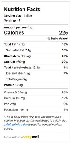 the nutrition label for calories is shown in this screenshoto image, and it shows