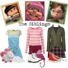 there are many different outfits and shoes for children to wear in the movie shilos