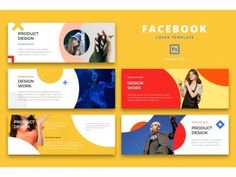 Facebook Cover Template - Trendy Design Linkedin Header, Facebook Page Cover Photo, Fb Background, Facebook Cover Photo Template, Email Banner, Linkedin Cover