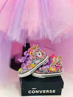 Sparkles Party, Rhinestone Converse, Bedazzled Shoes, Valley Cottage, Bling Converse, Candyland Birthday, Candies Shoes, Baby Bling, Candy Land Theme