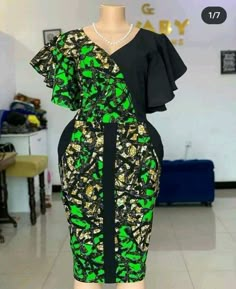 Simple Dress Styles, Nigerian Lace Styles Dress, African Attire Dresses, Ankara Short Gown Styles, Long African Dresses, 2piece Outfits