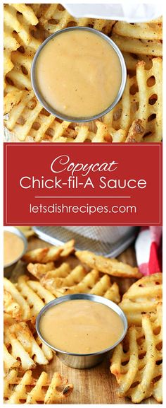 chicken in a sauce is served on waffles with dipping sauce