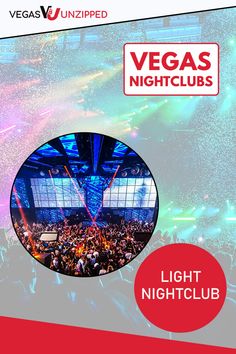 the vegas nightclub flyer with an image of a crowd