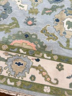 Augusta Open Image, Elevate Your Home, Oushak Rugs, Coral Blue, The Natural, Natural Dyes, Custom Rugs, Oushak Rug, Needlepoint