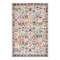 In a small-scale pattern replete with all the classic Persian motifs - flowers, vines, medallions, and a chic border - this rug is perfect for any room. Whether forming the foundation for a layered bohemian look or as the accent in a traditional room, the super soft polypropylene looks and feels great underfoot. And with a stunning combination of colors - navy, red, pink, yellow, aqua, ivory, and more - it will bring levity to any style of decor.","In a small-scale pattern replete with all the c Rug Bedroom Ideas, Floral Rug Bedroom, Eclectic Area Rug, Flowers Vines, Floral Area Rug, Persian Motifs, Floral Area Rugs, Persian Area Rugs, Rug Bedroom