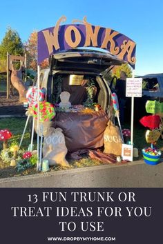 the trunk or treat ideas for you to use