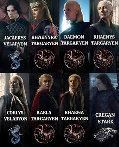 game of thrones characters with their names