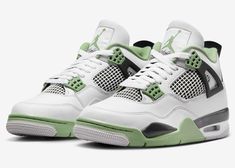 👟 Air Jordan 4 Retro Seafoam AQ9129-103 - Women's Sizes 6.5W-9.5W 🌊 Product Details: Model: Air Jordan 4 Retro Seafoam Model Number: AQ9129-103 Available Sizes: Women's 6.5W to 9.5W Product Features: Iconic Air Jordan 4 design with a fresh Seafoam colorway. Perfect blend of style and comfort, ideal for fashion-forward sneaker enthusiasts. Durable construction with premium materials for long-lasting wear. Additional Information: Photos in the listing accurately showcase the design and colors of the shoes. More details and images available upon request. Sales Policy: All sales are final. Please review all details and photos before making a purchase decision. Thank you for considering the Air Jordan 4 Retro Seafoam. A must-have addition to your sneaker collection. For any questions or addit Jordan 4 Retro Seafoam, Pink Jordans, Jordan 4’s, Nike Air Jordan 4, Jordan Sneaker, Jordan 4s, Jordan Shoes Retro, All Nike Shoes, Sneakers Vans