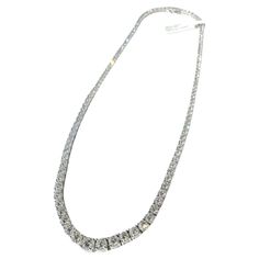 An exquisite Riviera Necklace Round diamonds g color vs2 si1 eye clean Riviera Necklace, Modern Necklaces, Fine Jewels, Multi Strand Necklace, Multi Strand, Round Cut, Round Diamonds, Diamond Necklace, Jewelry Necklaces