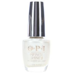 Dress up your nails in the gorgeous OPI Infinite Shine Kyoto Pearl 0.5 oz a shimmery pearly white finish that you can?t help but adore. OPI nail lacquer colors have redefined vibrant color for nails and the Kyoto Pearl is no exception! This lovely hue kee Mineral Fusion Nail Polish, Opi Top Coat, Color For Nails, Opi Infinite Shine, Pearl Nails, Opi Nail Lacquer, Opi Nails, Beauty Nail, Base Coat