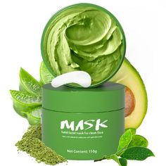 Green Tea Oil Control Cleaning Facial Mask Mud Film Apply Wash Free Solid Facial Mask Moisturizing Facial Mask Features: Powerful Penetrating Mask Blackheads, whiteheads, pores Removes blackheads,, deep cleansing the face Removes stubborn stains, shrink pores, improve rough skin Feel cool and soothing when using this product Product Description: Natural ingredients-Green tea solid cleanser contains green tea extract, which can effectively clean skin pores, deeply clean skin dirt, adjust skin wat Green Tea Oil, Turmeric Vitamins, Green Tea Face, Hydrating Face Mask, Green Tea Mask, Cleansing Mask, Skin Cleanse, Mud Mask, Brighten Skin Tone