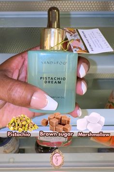 ✨ The Pistachio Dream Parfum Oil has notes of pistachio, almond, & vanilla🍦 READ THE FULL POST: WWW.TAYLAJAYBEAUTY.COM👑 Tayla’s Pretty Finds aesthetic. Sand + Fog Pistachio Dream Parfum oil dropper. Perfum oils inspo. TJ Maxx Finds aesthetic. Tayla Jay Beauty aesthetic. Pistachio perfume aesthetic✨ #taylajaybeauty #perfume #fragrance #beauty #nails #taylajay #parfum #oil #prettyproducts #pistachio #beautyblog Pistachio Perfume, Tj Maxx Finds, Aesthetic Sand, Finds Aesthetic, Perfume Aesthetic, Oil Dropper