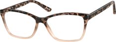 These fashionable cat-eyes will give even the most basic outfit some pop. Made with lightweight TR90 plastic the medium-sized translucent eyeglasses features spring hinges for added comfort. It has a glossy finish and comes in the following color options: iris (with patterned temple arms) champagne safari and tiger lily. | Zenni Women's Cat-Eye Prescription Eyeglasses Brown Tiger Print TR Zenni Optical Glasses Woman, Oval Almond Nails, Zenni Optical Glasses, Optical Glasses Women, Glasses Ideas, Cream Cat, Brown Tiger, Cat Eye Glasses Frames, Eye Prescription