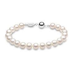 Eye-catching lustrous white freshwater cultured pearls nestle one another along the length of this glamorous women's bracelet. 18K White Gold Freshwater cultured pearls The 7.5-inch bracelet secures with a capsule clasp. From the Yoko London collection Luxury White Pearl Jubilee-style Bracelet, Luxury White Gold Pearl Oyster Bracelet, Timeless White Gold Pearl Bracelet For Anniversary, Elegant White Gold Pearl Jubilee Bracelet, Luxury Pearl Drop Bracelet For Formal Occasions, White Gold Pearl Bracelets With Round Beads, Timeless White Gold Pearl Bracelet, Formal White Gold Jubilee Pearl Bracelet, Luxury Formal Bracelet With Pearl Charm