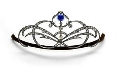 Costozon Princess Tiara Crown 11.3 Tcw blue sapphire Rose Cut Diamond 925 Sterling Silver Girls Tiara Antique Tiaras For Sale Chaumet Tiaras, Chaumet Tiara, French Packaging, Tiara Diamond, Crowns And Tiaras, Handmade Crown, Luxury Diamond Jewelry, Girls Tiara, Blue Sapphire Studs