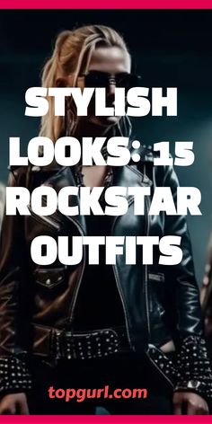 Rockstar Costume Women, Rockstar Outfit Ideas, Rock And Roll Outfits Women, Rock Star Outfit Women, Dress Rock Style, Rocker Chick Outfit, Rock Band Outfits, Rock Style Women, Rockstar Outfits