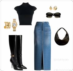 Effortlessly Chic Outfits, Streetwear Fashion Women, Jeans Rock, Professional Outfits, Lookbook Outfits, Outfits Casuales, Cute Casual Outfits, Classy Outfits, New Outfits