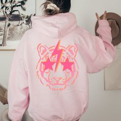 Preppy Hoodie Preppy Sweatshirt Lightning Bolt Hoodie Preppy - Etsy Trendy Pink Hoodie With Ribbed Cuffs, Pink Fleece Hoodie With Graphic Print, Cute Pink Hoodie For Streetwear, Trendy Crew Neck Sweatshirt With Double-lined Hood, Pink Hip Hop Hoodie For Fall, Cute Hooded Hoodie For Loungewear, Cute Hoodie Sweatshirt For Streetwear, Pink Hooded Hoodie With Graphic Print, Pink Graphic Print Hooded Hoodie