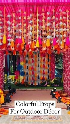 Haldi Function Decoration, Holi Theme, Front Yard Decor, Wedding Stage Backdrop, Diy Floral Decor, Most Paused Movie Scenes, Lights Wedding Decor, The Pause, Mandap Decor