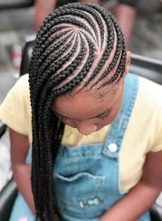 Lemonade Braids Hairstyles, The Trend Spotter, Lemonade Braids, Braided Ponytail Hairstyles, Box Braids Styling, Girls Hairstyles Braids, Girls Braids, Braids For Kids, Braids For Black Women