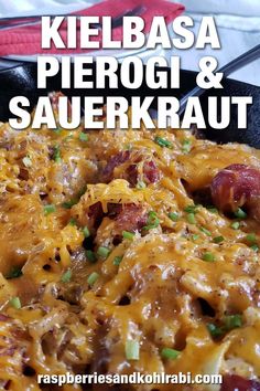 This Kielbasa Pierogies and Sauerkraut recipe combines soft tender pierogies with crispy kielbasa, sweet caramelized onions, and tangy sauerkraut. Kielbasa And Cabbage Instant Pot, Pierogi And Sauerkraut, Pierogies And Sauerkraut, Sauerkraut And Brats Recipe, Brat And Sauerkraut Recipes, Kiebalsa And Pierogies, Kielbasa Sauerkraut And Pierogies, Kielbasa Pierogies Sauerkraut, Halushki With Kielbasa