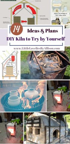 the instructions for how to build an outdoor bbq and fire pit in your backyard