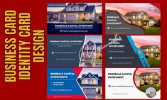 business card design for real estate investment