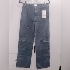 Zara Cargo Pants In A Blue Denim Wash Color. Brand New With Tags. I Also Have A Very Similar Pair Posted In White! Zara Straight Leg Jeans With Pockets, Zara Casual Cargo Pants With Pockets, Zara Casual Straight Leg Pants, Zara Straight Jeans With Pockets, Zara Straight-leg Jeans With Pockets, Blue Straight Leg Cargo Pants For Fall, Zara Casual Jeans With Cargo Pockets, Casual Zara Jeans With Cargo Pockets, Zara Casual Straight Cargo Pants