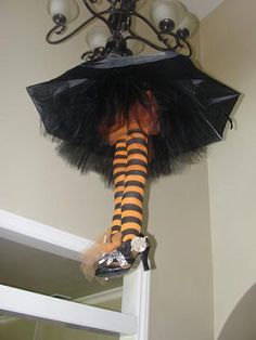 a pinterest page with an image of a witch's leg in the air