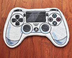 Game Controller Tufted Rug, Christmas Gift for Gamer Geek, Video Game Gift, Game Controller Area Rug, Game Room Living Room Bedroom Decor Rug Size: 80cmx50cm (32''x20'')  120cmx75(47''x30'') Game Room Living Room, Tufting Diy, Diy Rugs, Gift For Gamer, Rug Christmas, Video Games Gift, Rug Ideas, Rug Inspiration, Gamer Room