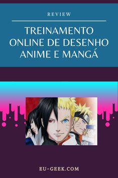 an anime book with the title'trenamentoo online de desenho anime e