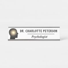 a sign that says, dr charlotte peterson physholtistt on it