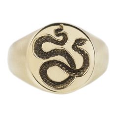 Wax Seal Ring, Snake Texture, Signet Rings Women, Wolf Jewelry, Seal Ring, Triangle Studs, Triangle Necklace, Snake Ring, A Snake