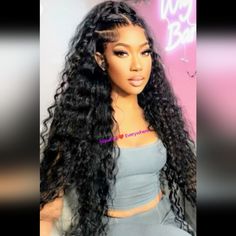 End Of Summer Sale (I Also Have Several Lengths Instock) %100 Unprocessed Virgin Malaysian Water Wave Human, Hair Lace Wig. Lace Pre-Plucked With Baby Hair,( Natural Hairline,) Cuticles Are In Tack, No Tangles,Shedding Or Matting, Healthy Hair. Hair Is Virgin, You Can Be,Permed,Dye,Color And Bleached. Halana ,Is 30inch With Beautiful Soft Curls, Malaysian Hair Look Very Natural. With A Pretty Sheen .Very Easy To Maintain. ,She Can Have A Middle Part,Side Part,Half Up,There Are So Many Different Short Curled Bob, Blonde Hair Topper, Light Strawberry Blonde, End Of Summer Sale, Short Curls, Halo Hair, Wig Lace, Pixie Cut Wig, Malaysian Hair