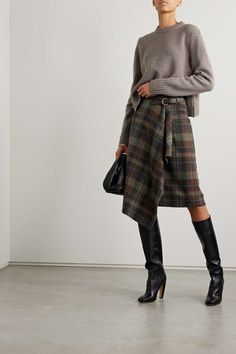 Partagée | Wish list de Oceane | NET-A-PORTER Maxi Skirt Outfits, Plaid Outfits, Polo Ralph Lauren Women, Style Inspiration Fall, Matthew Williamson, Designer Accessories, Work Wardrobe, Ralph Lauren Womens, Skirt Design