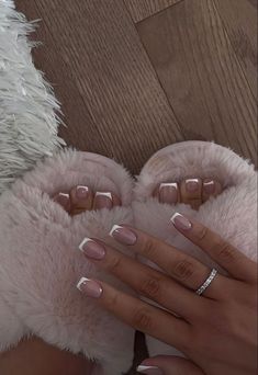 My absolute FAVOURITE ✨ French tips just give simplicity and classic elegance… who else is booking their nail appointment soon👀💅🤗 Money Nails, Gel Toe Nails, Work Nails, Neutral Nails, Fire Nails