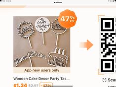 an email ad for a birthday cake decorating contest with qr code and coupon