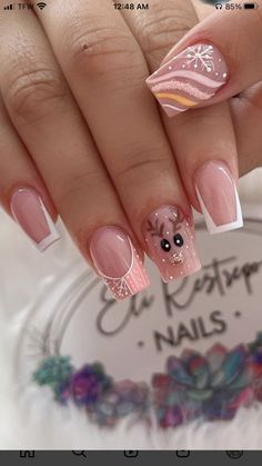 Unghie Nail Art, Hello Nails, Work Nails, Simple Acrylic Nails, Blush Nails