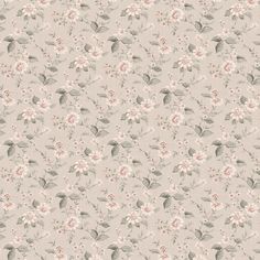 a floral wallpaper with pink and white flowers