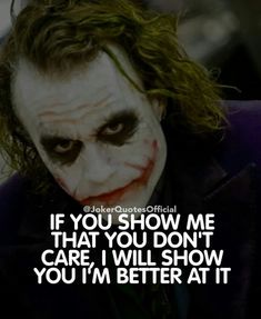 the joker quote from batman movie