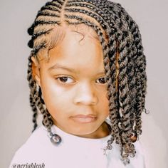 Elle Hairstyles, Winter Natural Hairstyles, Kids Cornrow Hairstyles, Two Strand Twist Hairstyles, Toddler Braids, Winter Hair Care, Toddler Hairstyles