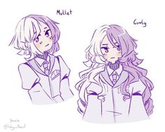 Sigma Bsd, Sigma Art, Purple, Anime, Hair, White, Art