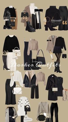 00s Mode, Capsule Wardrobe Casual, Capsule Wardrobe Women, Fashion Capsule Wardrobe, Chique Outfits, Wardrobe Outfits, Classy Work Outfits, Stylish Work Outfits