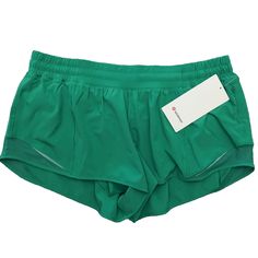 Lululemon Hotty Hot Shorts Low Rise Lr 2.5” Lined Casg Cascadia Green Size 14 *Please Note Color May Vary Slightly In Person Due To Lighting* Why Shop With Us? About Us We Have Been In Business For 7+ Years And Are Trusted Sellers With 22,000 Sales And Counting. Our Goal Is To Provide A Good Shopping Experience And Above Standard Customer Service. Please Reference Our Reviews. 100% Authentic All Of Our Products Are Purchased From Authorized Retailers. If You Have Any Questions We Are Here, Just Lululemon Shorts Pack, Functional Green Bottoms For Running Errands, Lululemon Colors, Cute Lululemon Outfits, School Wishlist, Green Lululemon, Shorts Low Rise, Lulu Shorts, Lime Green Shorts